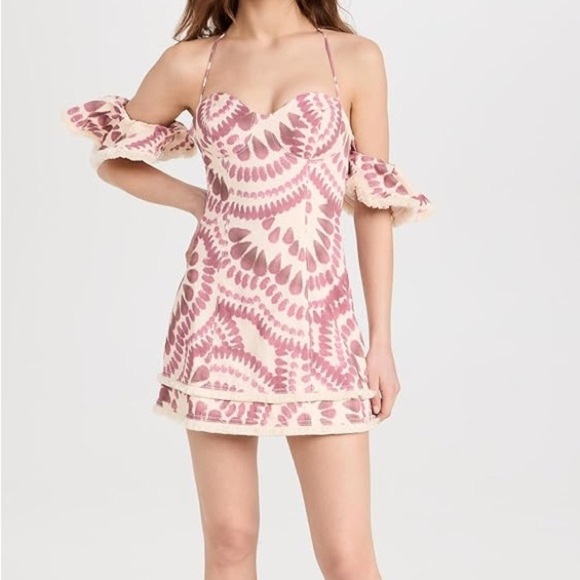 THE WOLF GANG 
Estia Denim Mini Dress Medium - Picture 1 of 7